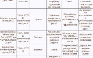 Организация подсветки для аквариума своими руками, подбор ламп