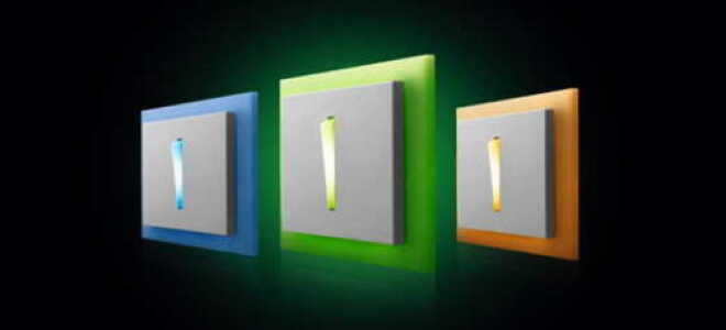 Как подключить выключатель с подсветкой