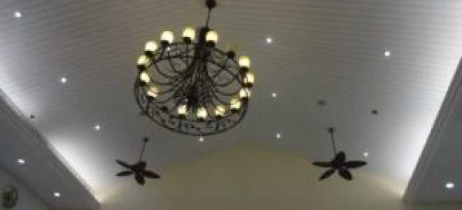 Как можно рассчитать, какое количество светильников нужно в комнату с натяжным потолком