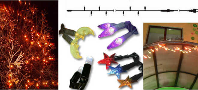Выбираем вместе новогодние гирлянды светодиодные для дома