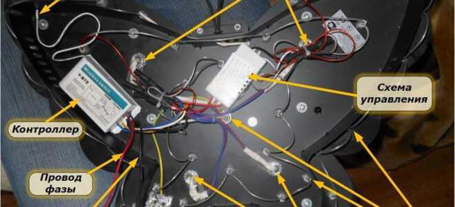 Производим ремонт светодиодных люстр с пультом управления