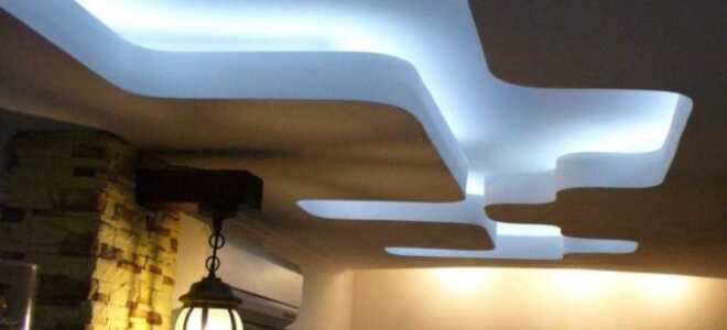 Как сделать LED-подсветку (скрытый свет) на потолке