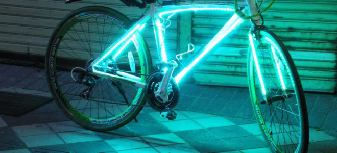 Подсветка для велосипеда своими руками. Как установить правильно