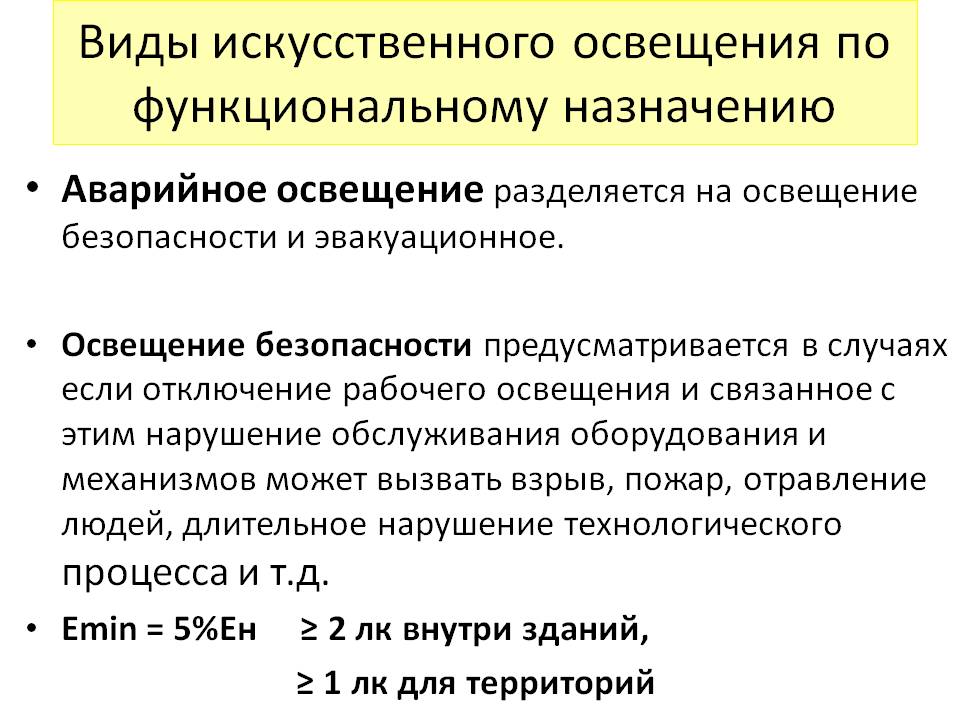 Аварийное расчет