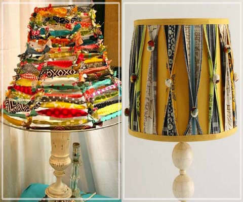 в итоге красиво оформить абажур