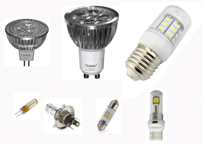 led лампочки на 12 вольт
