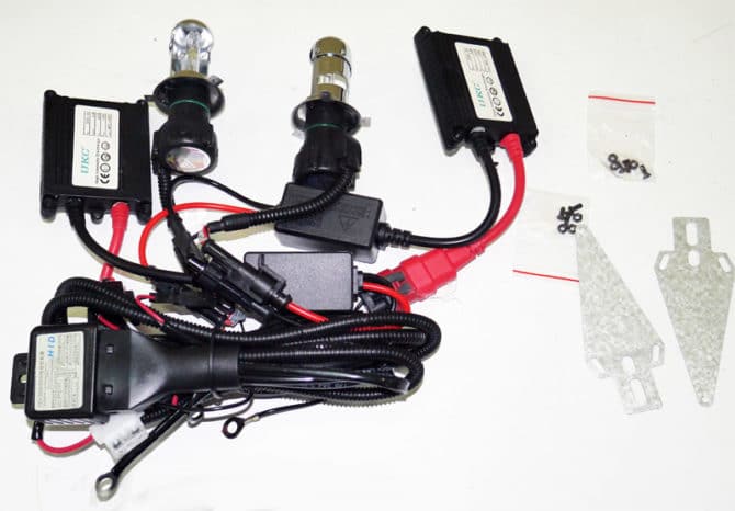Комплект биксенон H4 5000k 35W UKC