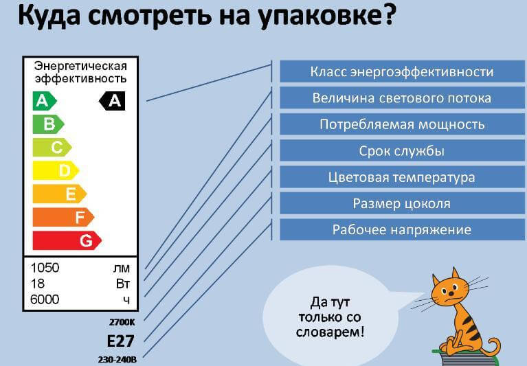 На что смотреть при выборе лампы