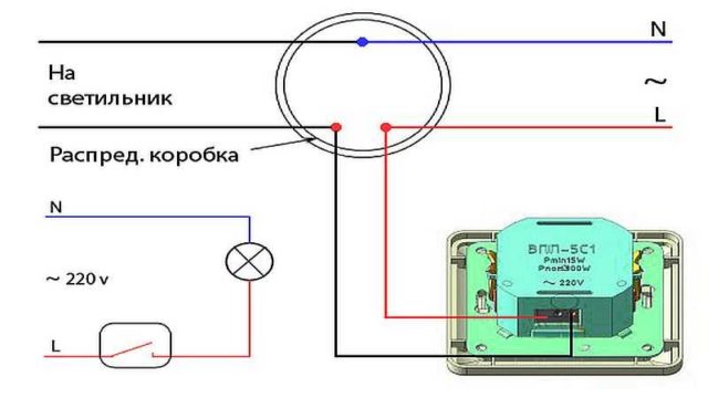 Схема подключения диммера с выключателем: все точно так же как с обычным